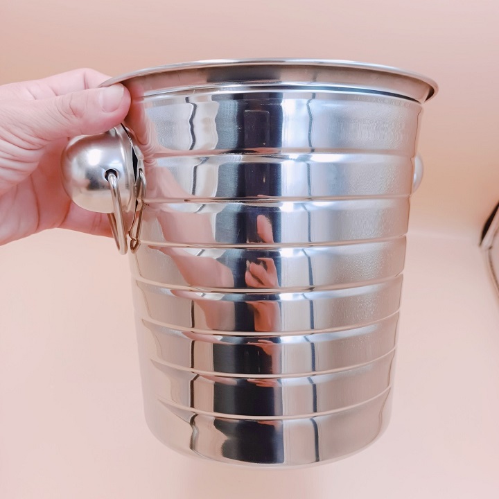 Xô đựng đá ngâm rựu inox