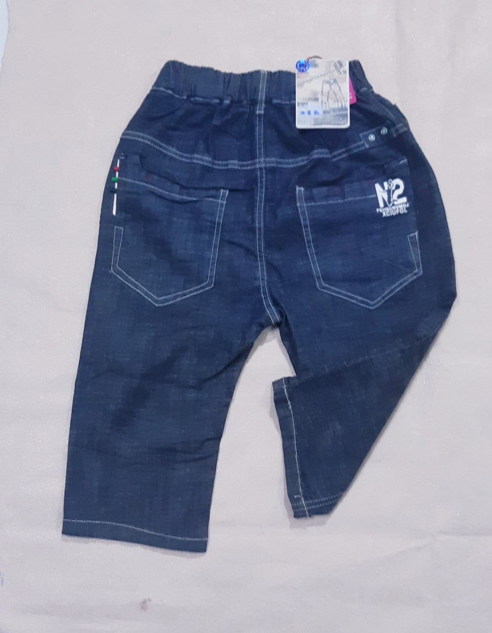 Quần jean lửng size đại cho bé trai
