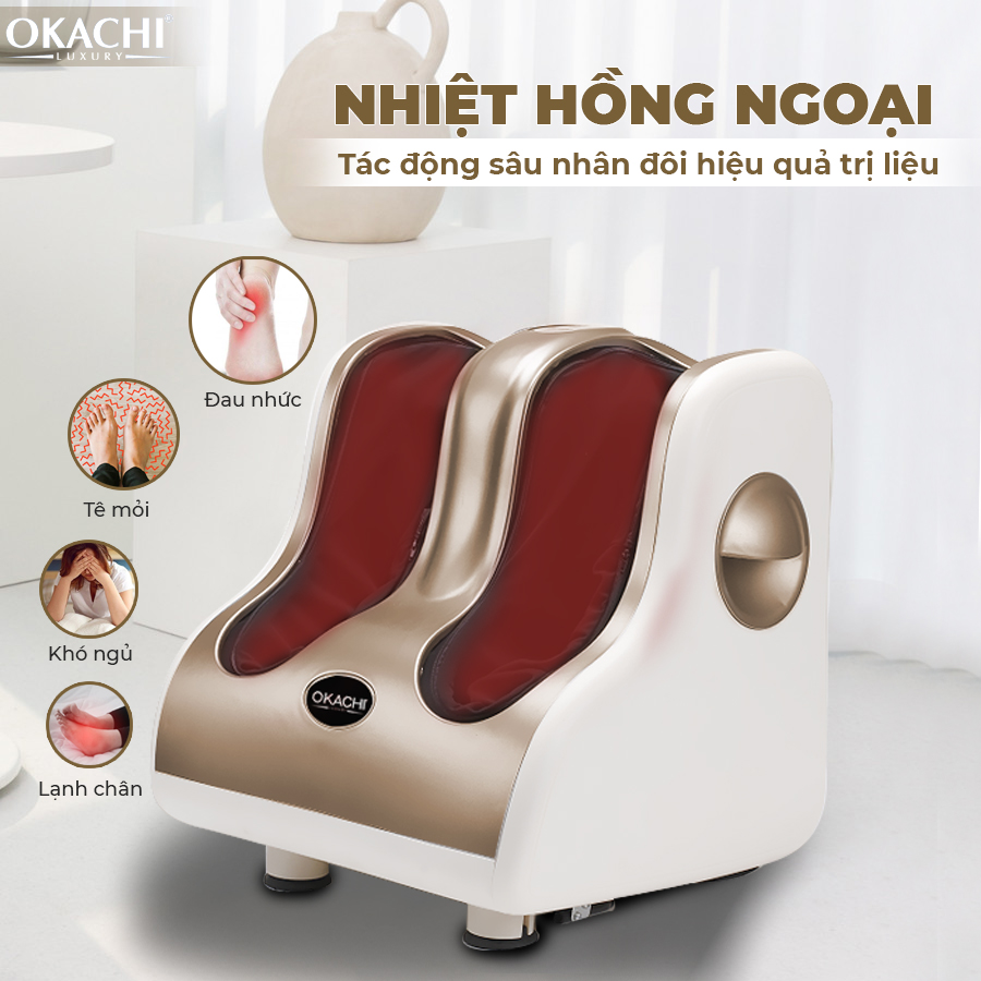 [HCM]Máy massage chân OKACHI JP-820 (4 motor)
