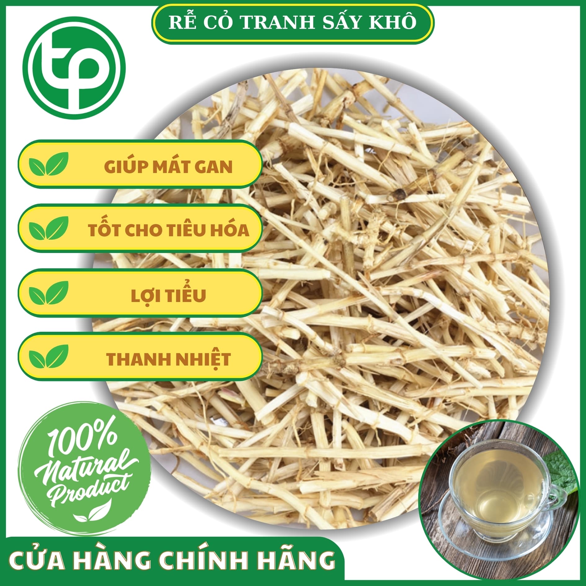 Rễ cỏ tranh khô 500gr - Tấn Phát