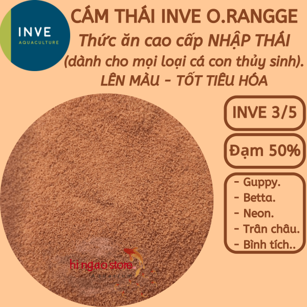 Cám Thái Inve 3/5 - 3.5 - Thức ăn cá cảnh cao cấp NHẬP THÁI O.range | Hingaostore.