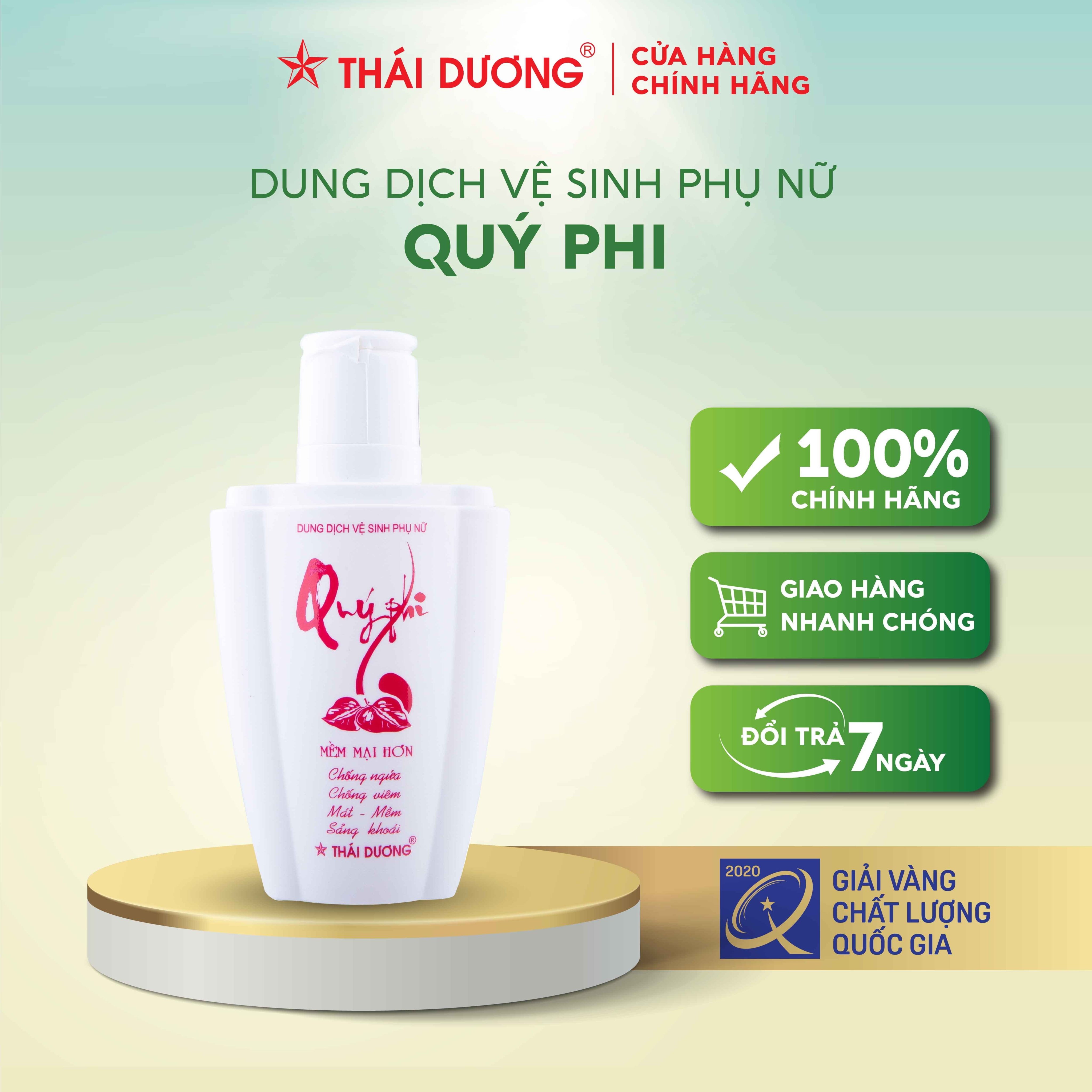 Dung Dịch Vệ Sinh Phụ Nữ Quý Phi Sao Thái Dương 120Ml