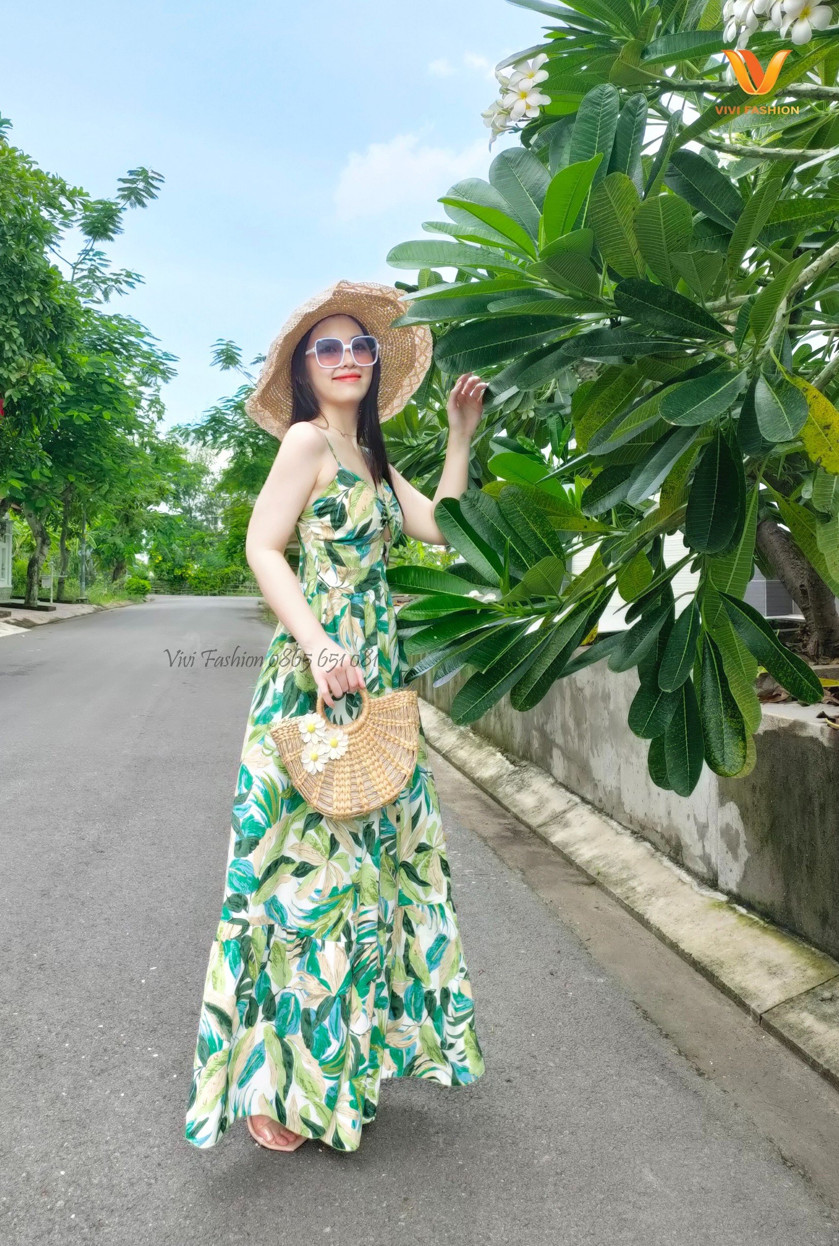 ĐẦM MAXI LỤA MANGO CAO CẤP ĐẦM MAXI HAI DÂY XẺ TÀ ĐI BIỂN ĐI DU LỊCH
