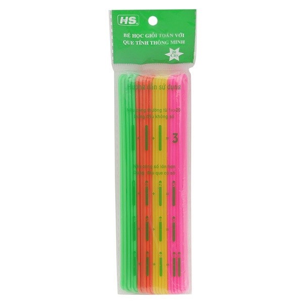 Bộ 20 cây Que Tính Giúp Bé Học Toán HS