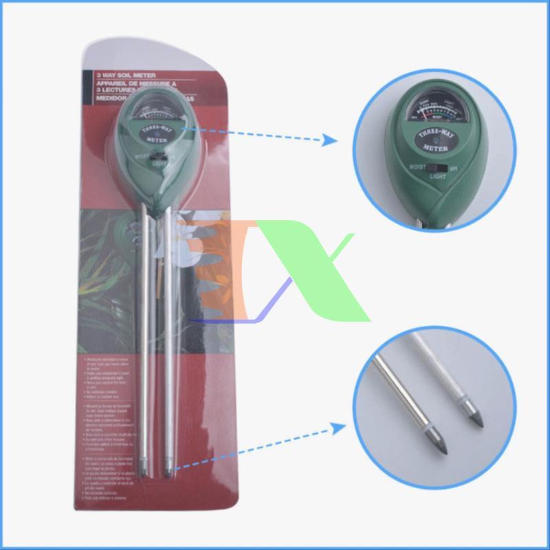PH meter mechanical PH-3.1T, instrument pH meter soil 3 in 1, pH test strips, moisture, light, pH meter, mud, pH meter soil cultivation