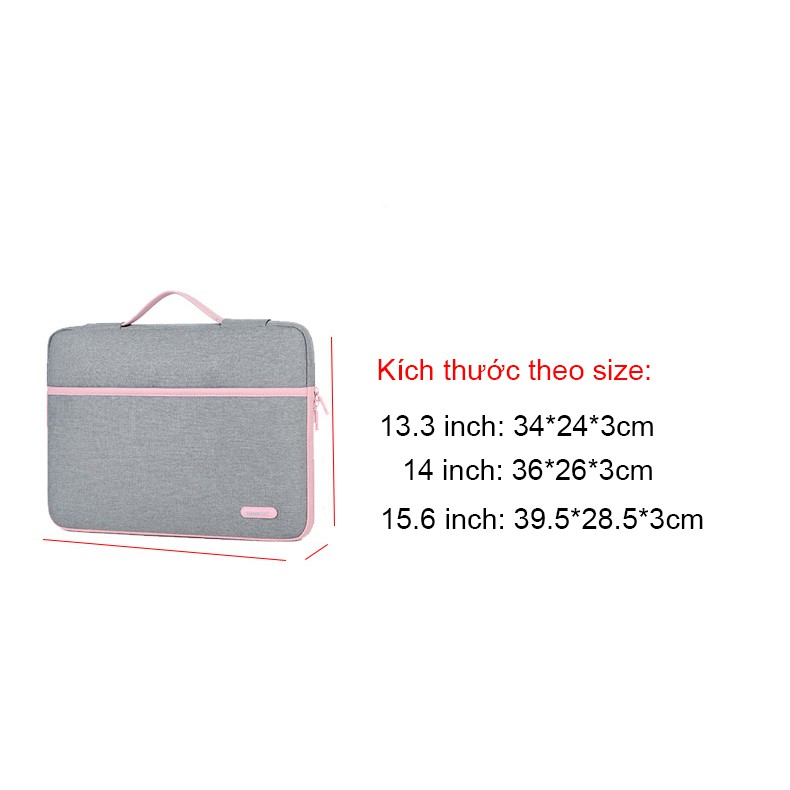[HCM]Túi Chống Sốc Bảo Vệ Laptop Ianbite B01