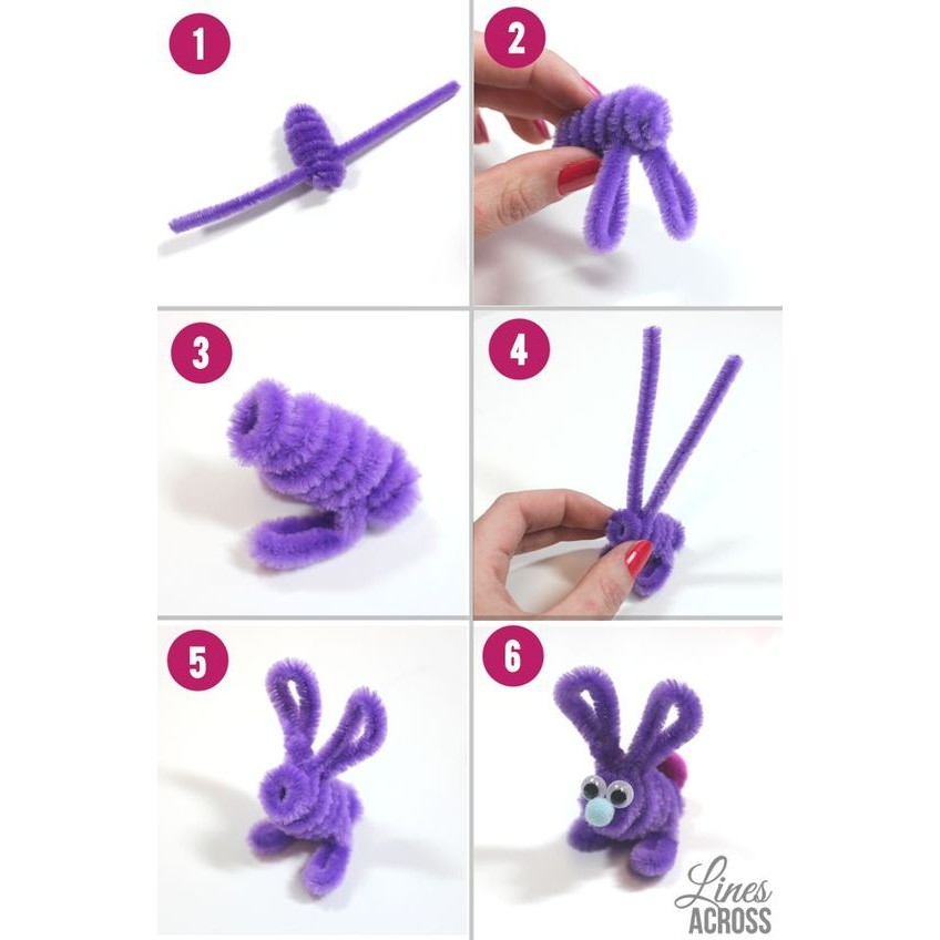 Kẽm xù/kẽm nhung làm đồ thủ công 30cm (50 dây/bó)