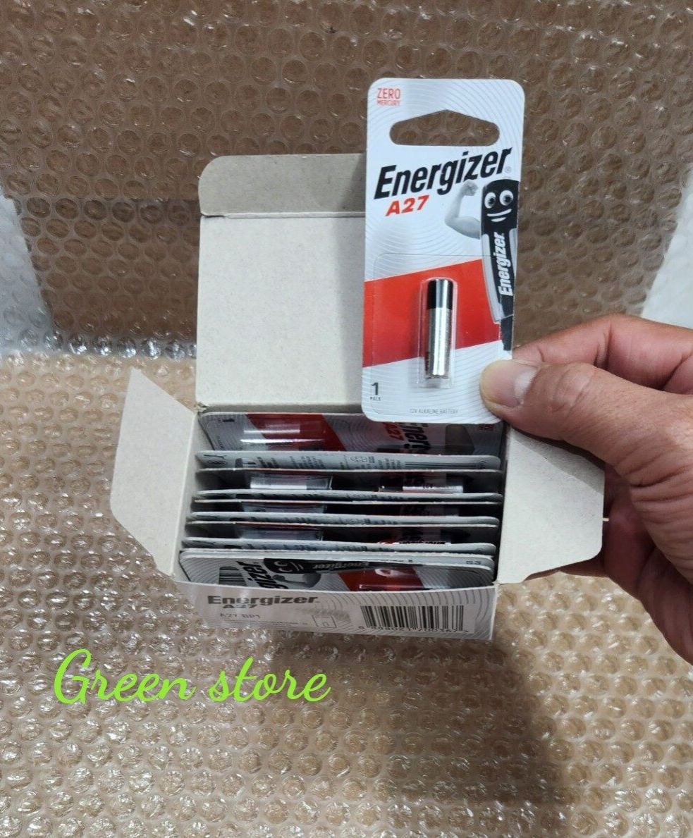 Pin A27 / 27A Energizer 12V Alkaline chính hãng chuyên dùng cho remote chống trộm, chuông cửa