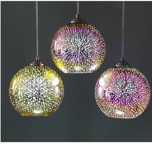 Đèn thả trang trí 3D, trang trí phòng khách, phòng ngủ TH688