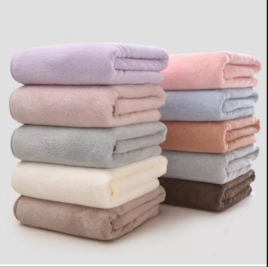 Khăn tắm lông cừu Hàn Quốc kích thước 70cmx140cm (Nhiều màu sắc)