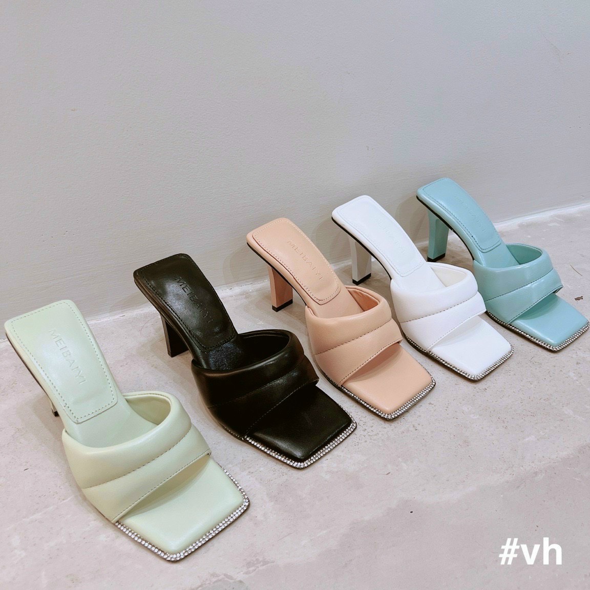 Dép nữ gót cao hàng cao cấp size 35-39