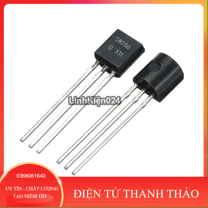 Bộ 50 con s8050 transistor npn 40v 0.5a chân cắm to-92