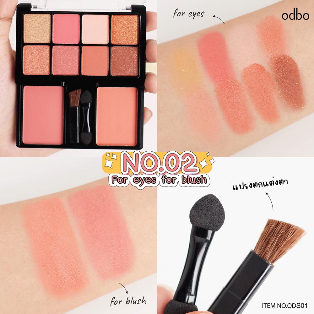 Phấn mắt má Odbo For Eye Blush ODS01