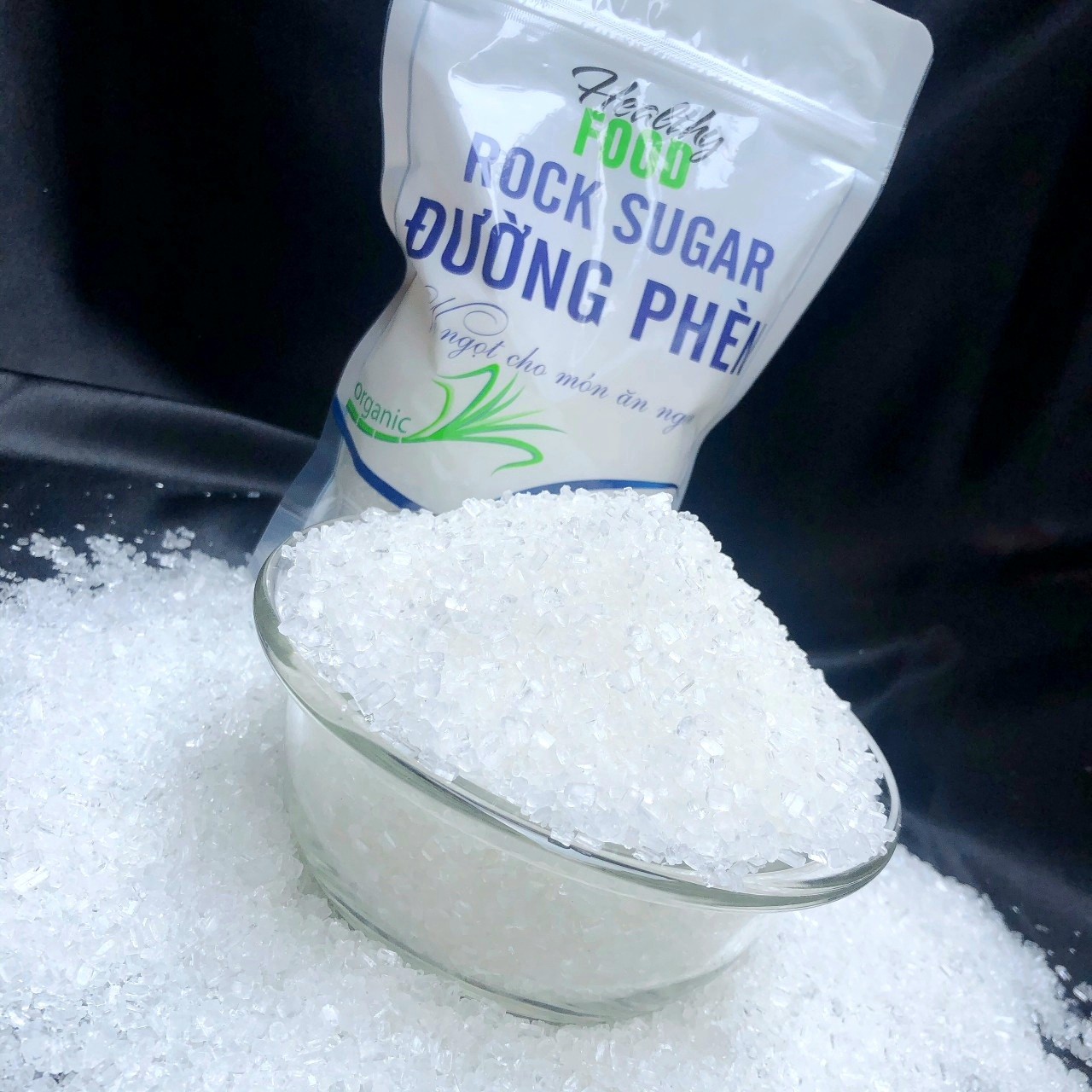 [HCM]ĐƯỜNG PHÈN HẠT túi 500g