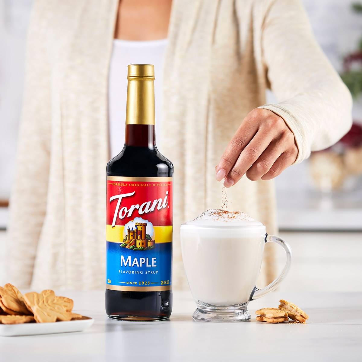 Torani Classic Siro Pha Chế Lá Phong Maple Syrup 750ml Mỹ