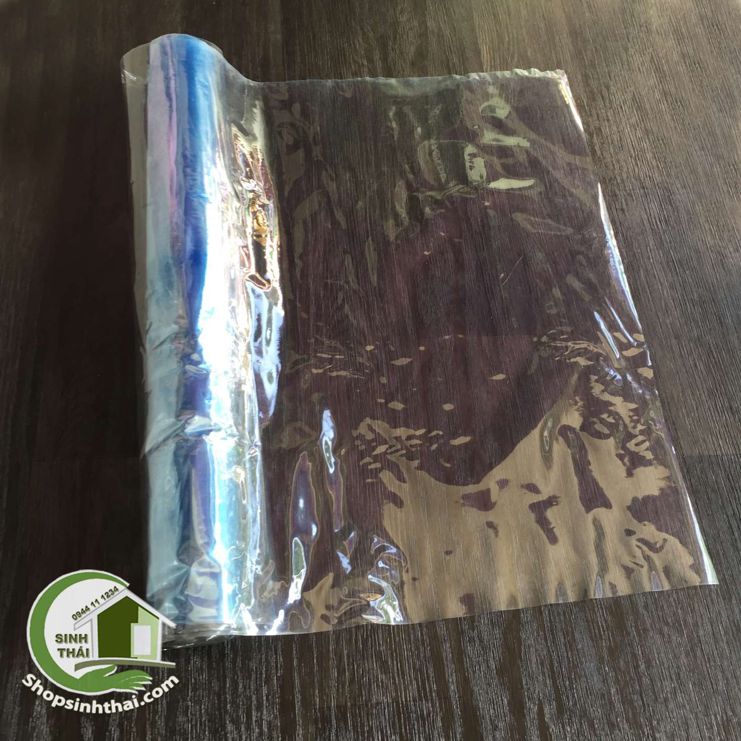 [ 1 mét ] màng nhựa dẻo trắng xanh bao tập sách, làm màng che chắn cửa sổ, cầu thang - khổ 80cm