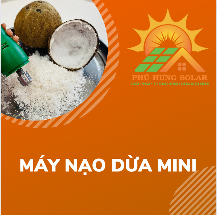 Máy nạo dừa cầm tay mini - Phú Hưng
