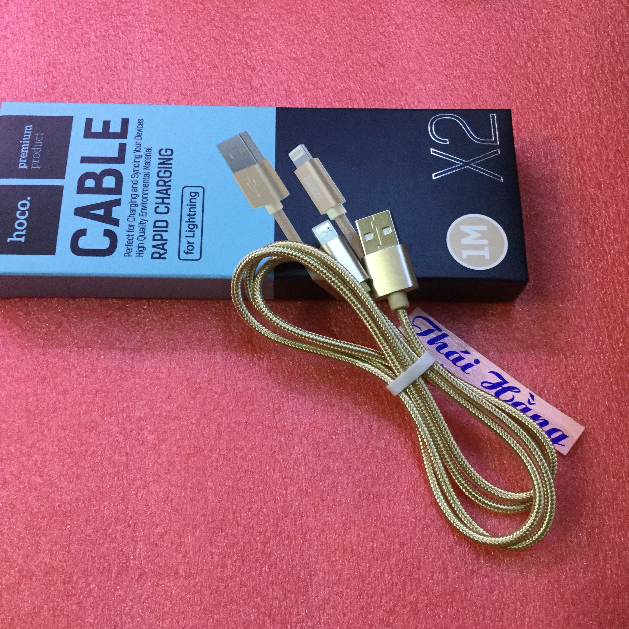 Dây cáp sạc iphon x2 -1 mét