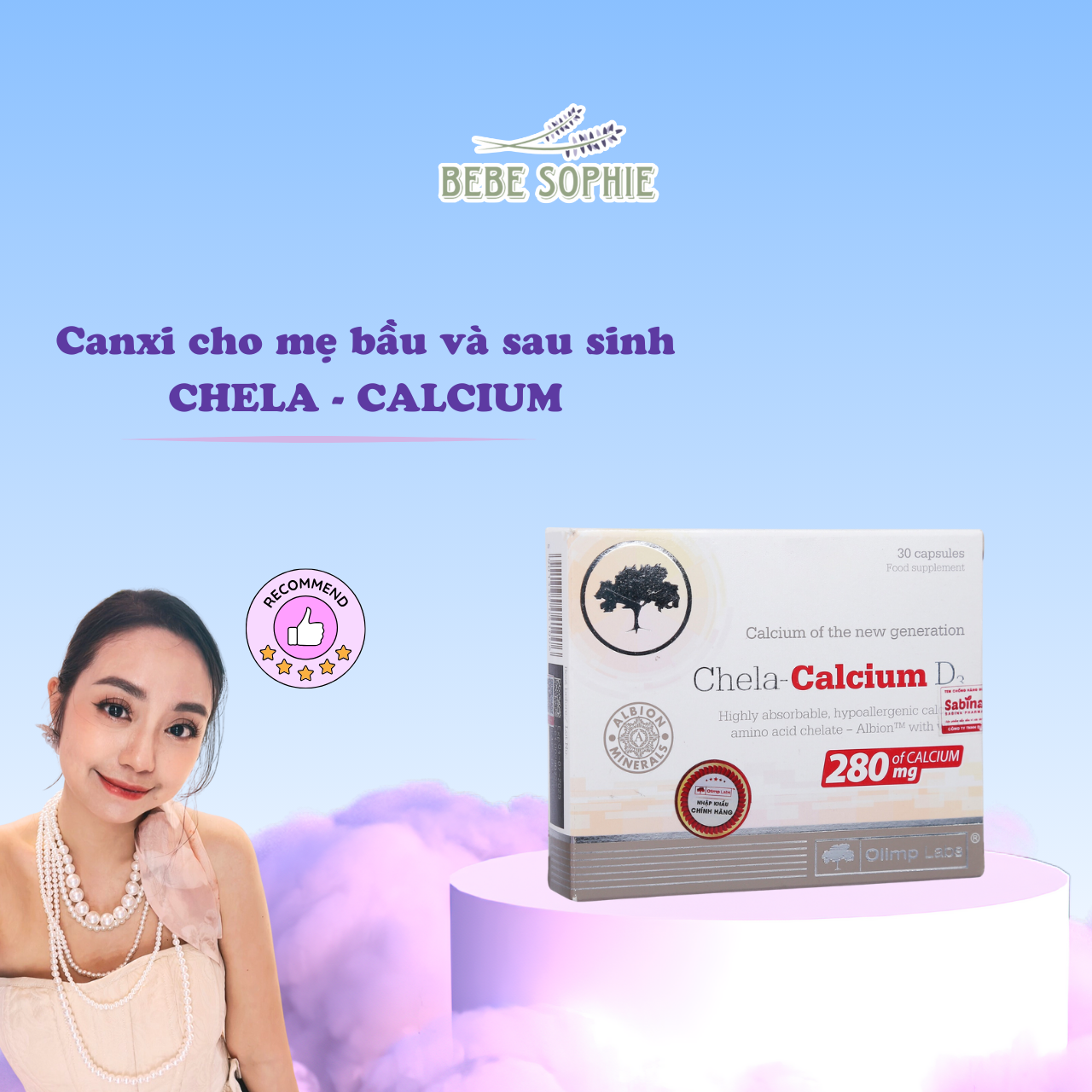 Chela Calcium D3 280mg