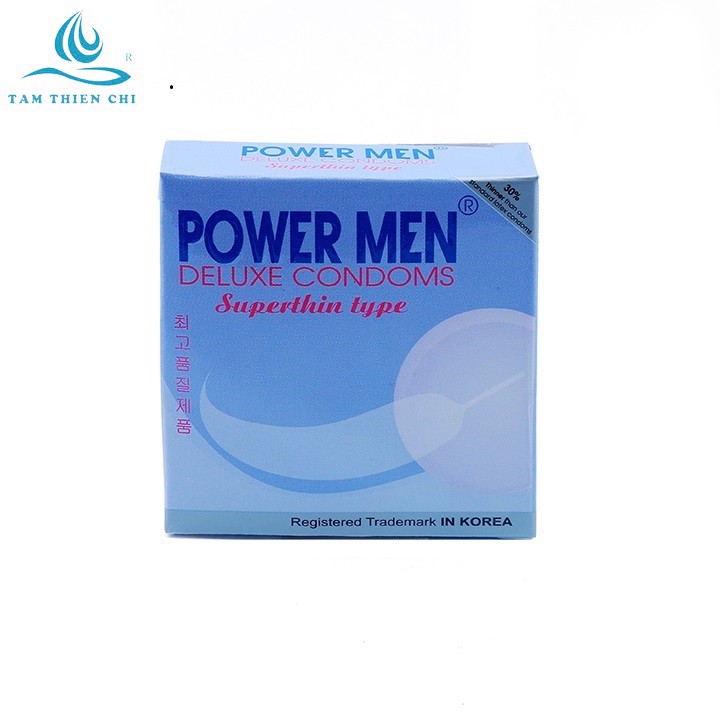 [HCM]BAO CAO SU POWERMEN SIÊU MỎNG (Hộp 3 Cái)