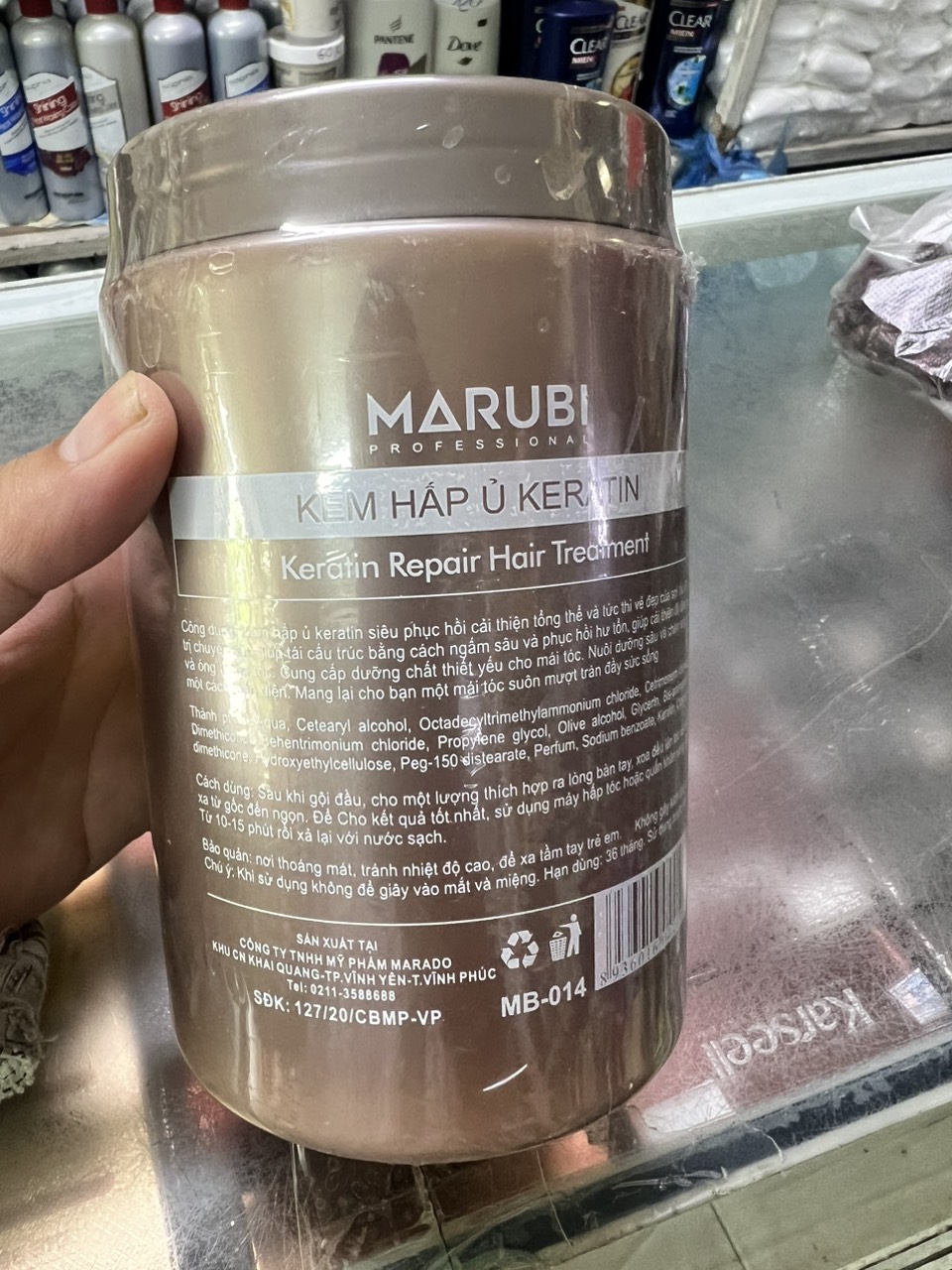 KEM HẤP Ủ TÓC KERATIN MARUBI