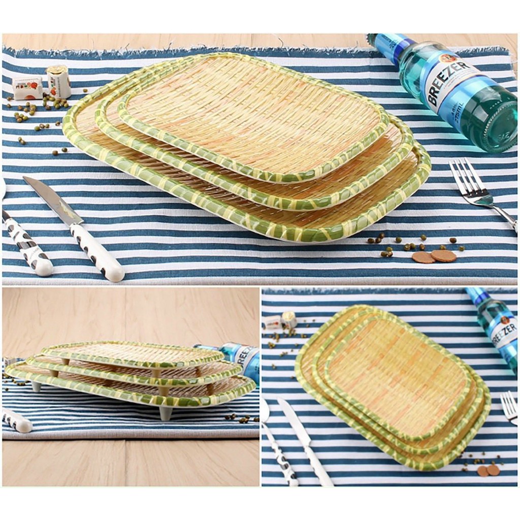 Mẹt phíp giả mây tre đan