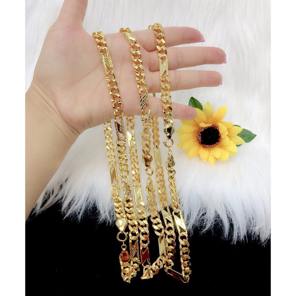 DÂY CHUYỀN MẠ VÀNG 24K MÃ 9074 80R