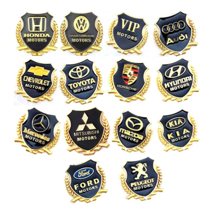 Bộ 02 Huy hiệu logo xe hơi KIA