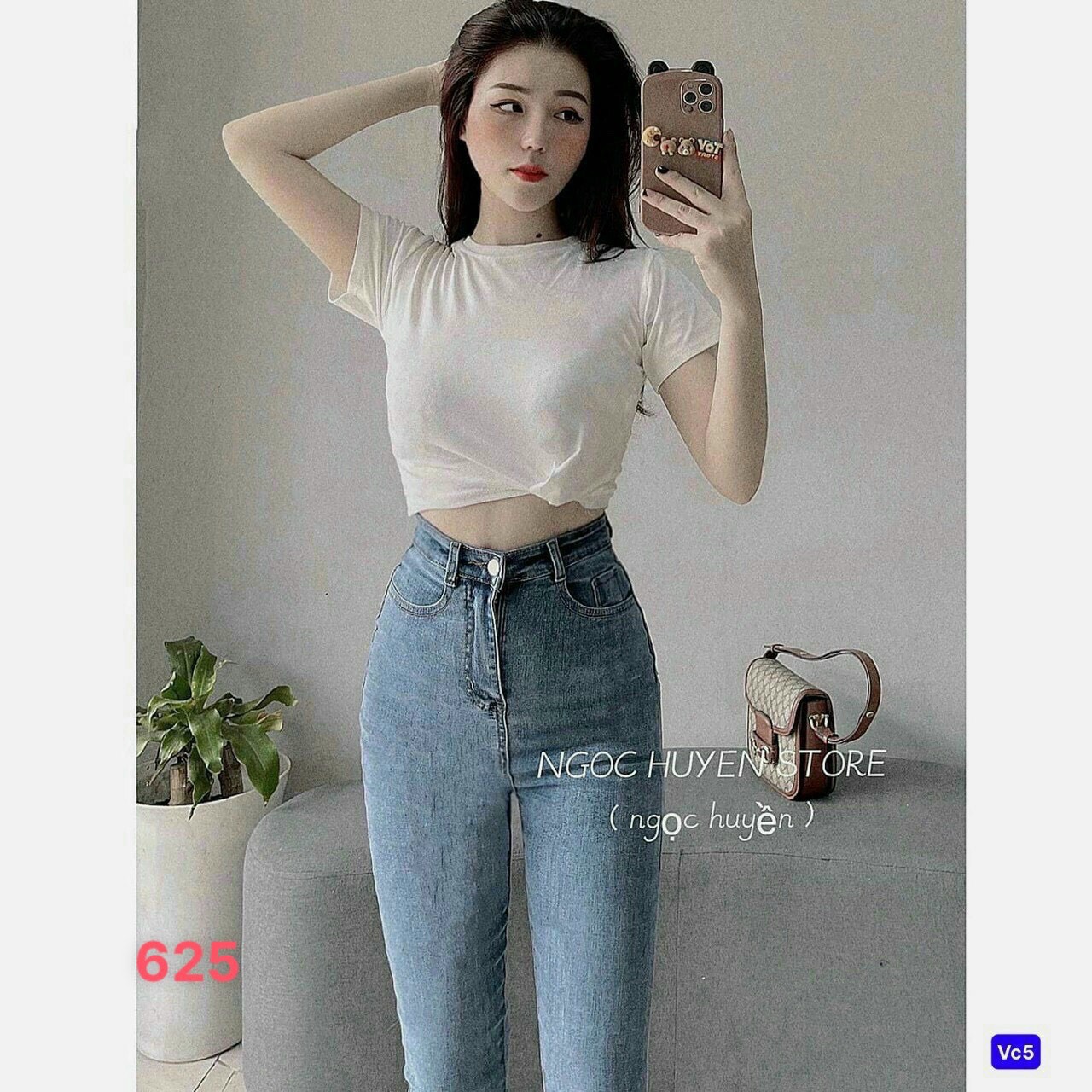 Quần Jean Skinny Nữ Dáng Ôm Lưng Cao Trơn Basic Siêu Tôn Dáng, Quần Jean Nữ Xám Túi Kiểu Trẻ trung Chất Jean Co Giãn -XÁM STORE92 MS614
