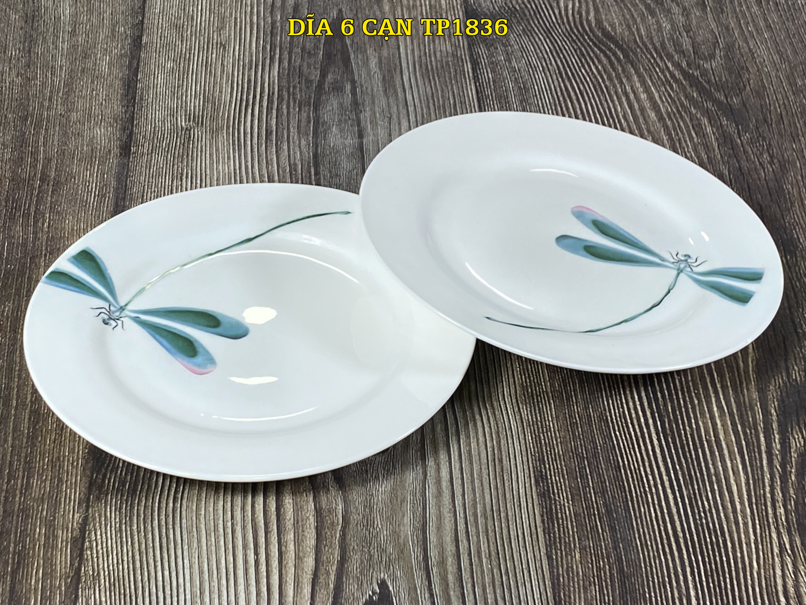 Đĩa 6 cạn tp 1836 sứ bát bảo cao cấp, since_1977