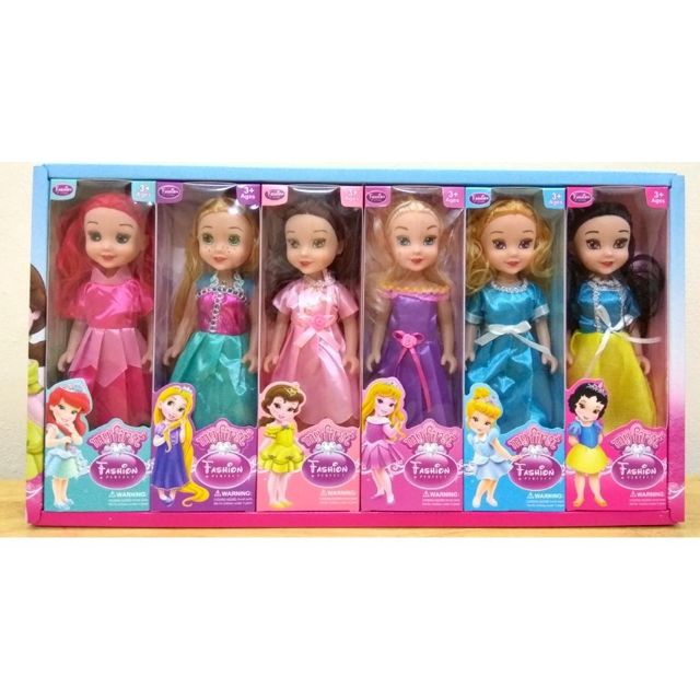 SÉT ĐỒ CHƠI BÚP BÊ 6 CON LOẠI TO CHO BÉ