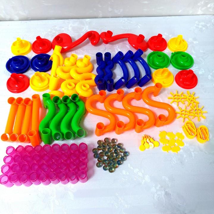 Model Assembly drop ball, Marble Run, detailed 105, baby toy