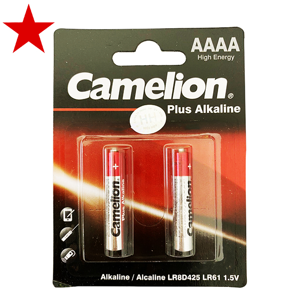 Pin 4A Pin AAAA Plus Alkaline 1,5V Camelion, Pin 4A LR8D425 LR61 2 viên vỉ