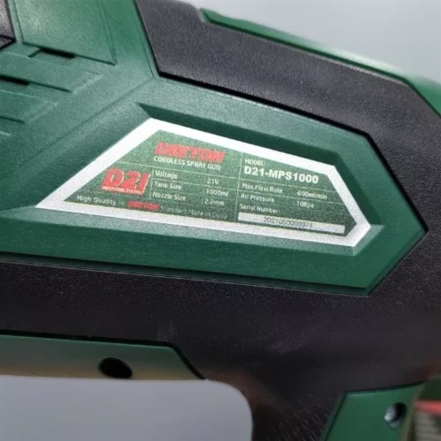 Máy Phun Sơn Dùng Pin Dekton D21-MPS1000 (THÂN MÁY) ( HỆ PIN DEWALT)