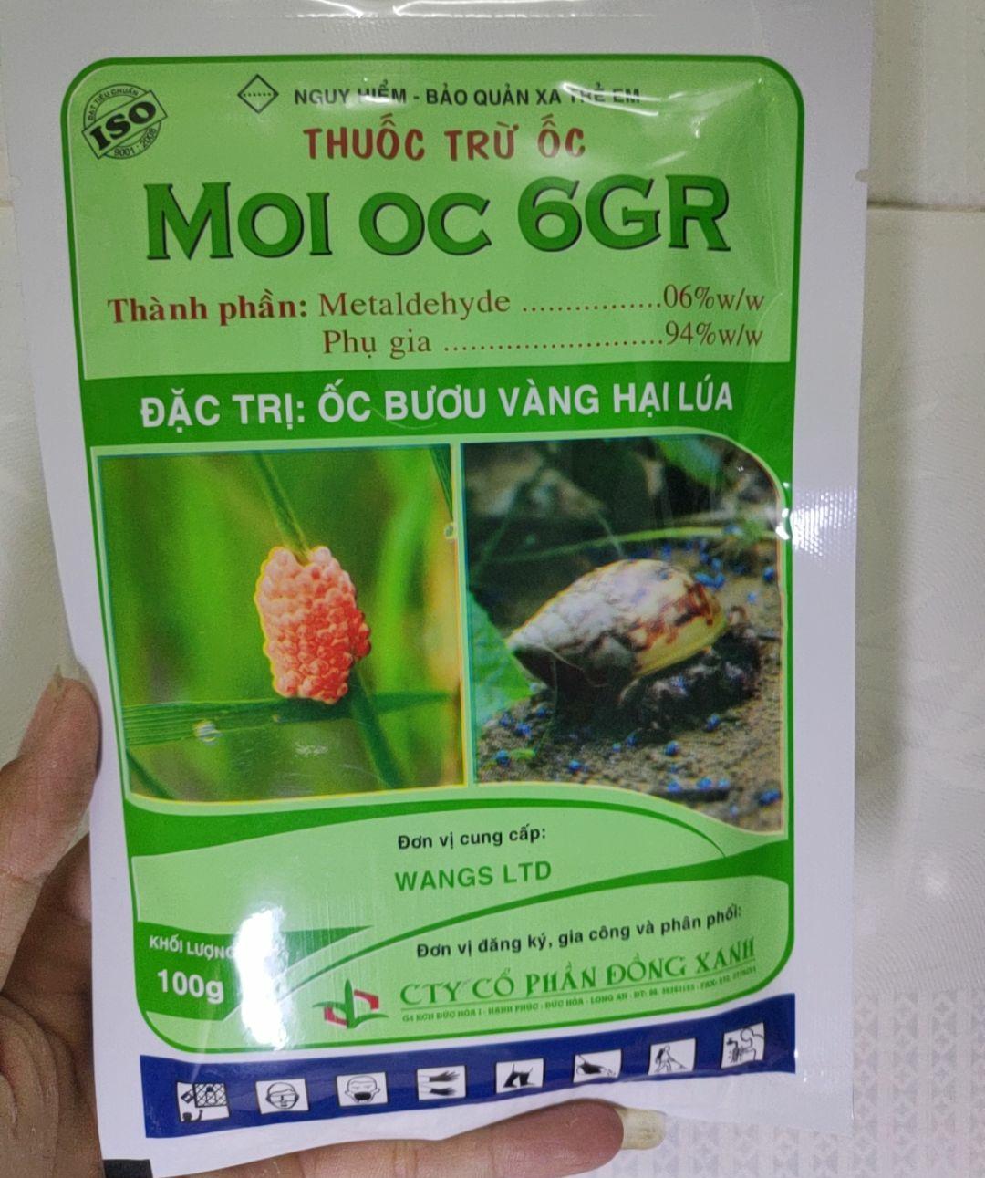 2 Gói Thuốc diệt ốc - Mồi ốc 6GR - 100g