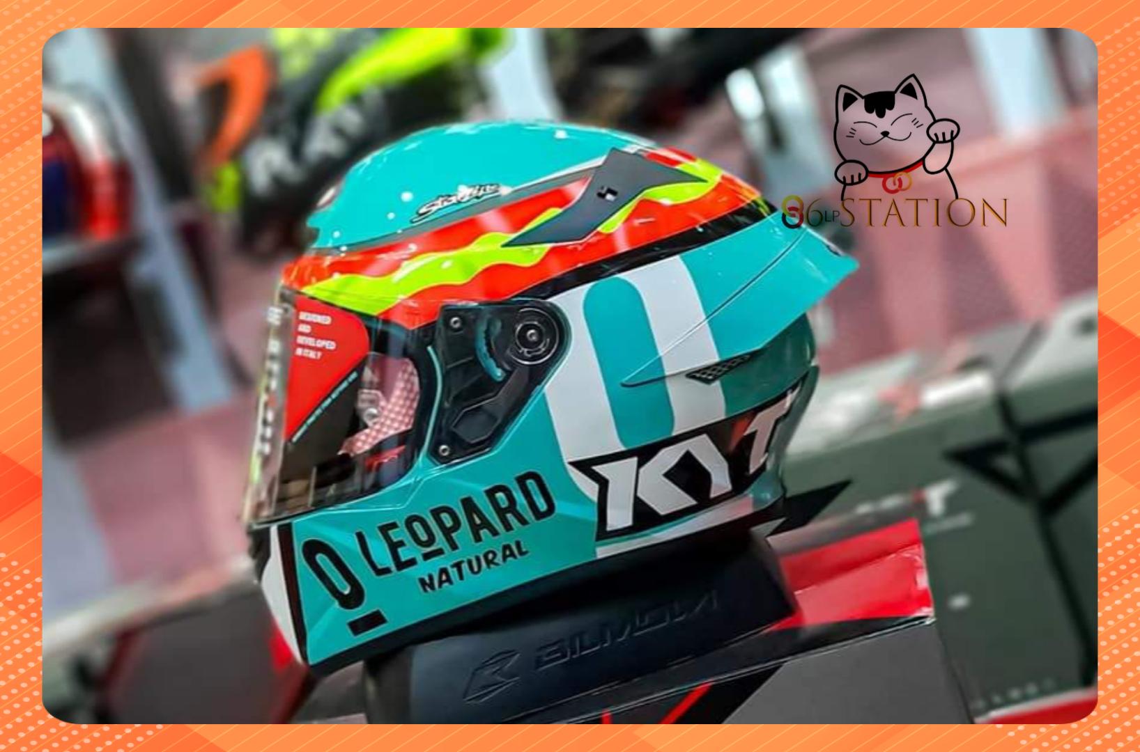 [HCM]Mũ Fullface KYT TT Course leopard
