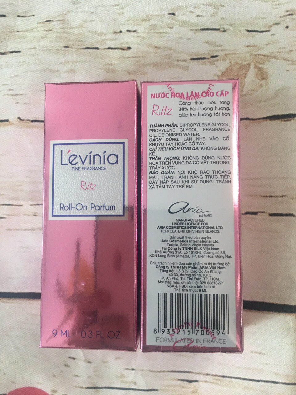 Nước Hoa Cao Cấp Dạng Lăn L'evinia (Levinia) 9ml