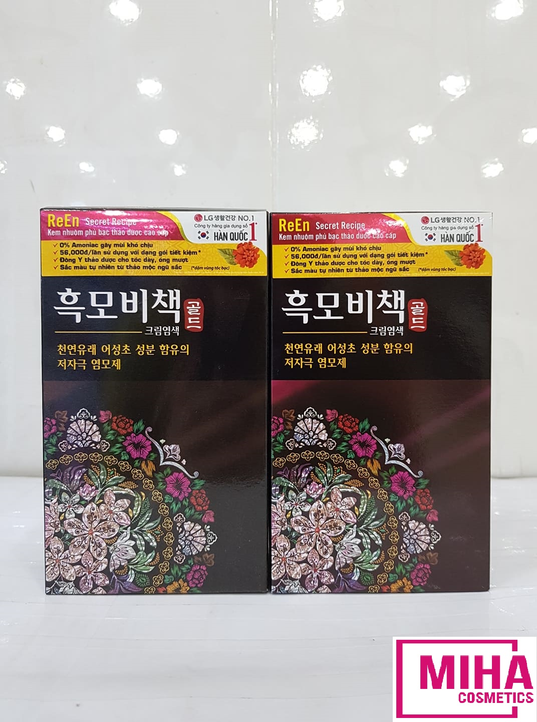 Thuốc Nhuộm Thảo Dược Phủ Bạc RE-EN Hàn Quốc