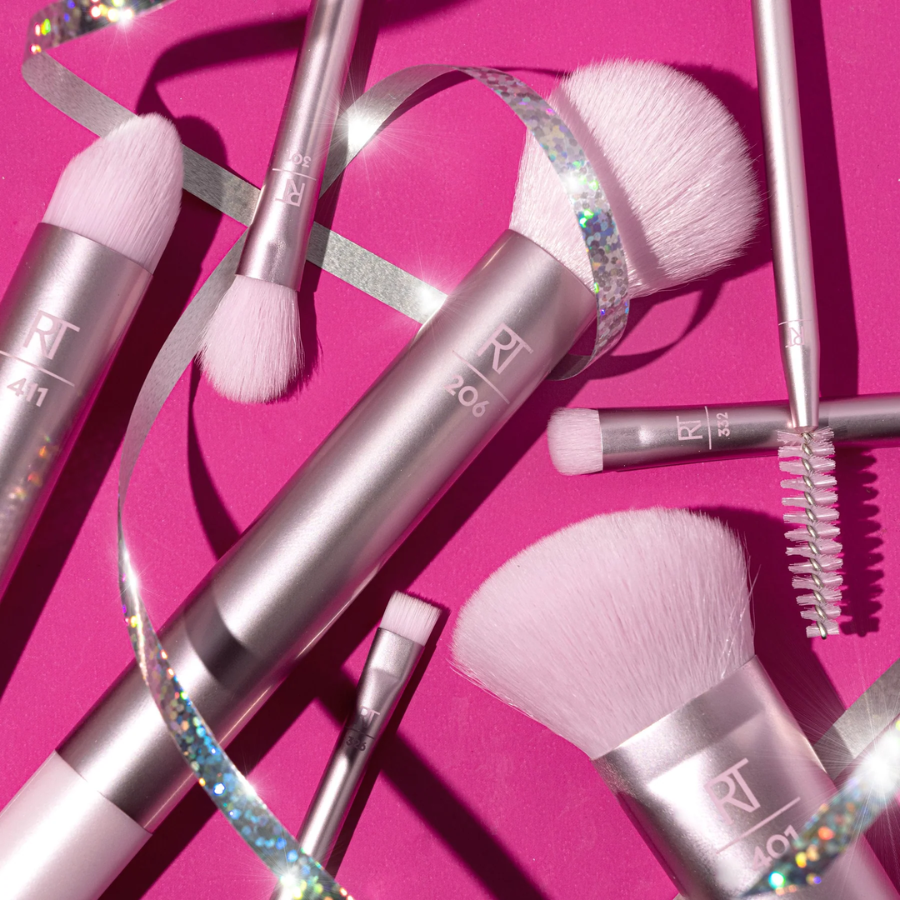 Brush Set of 7 Rt Real Techniques Limited Edition Light up the Night Brush Set