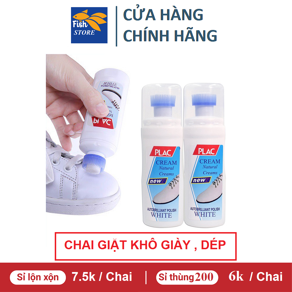 CHAI XỊT PLAC TẨY TRẮNG GIẦY DÉP