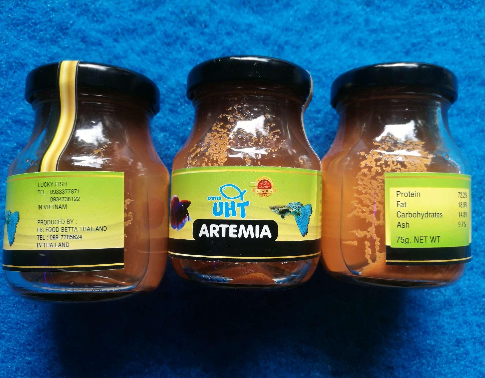 [HCM]Artemia ấp sẵn UHT Thái - thức ăn cho cá