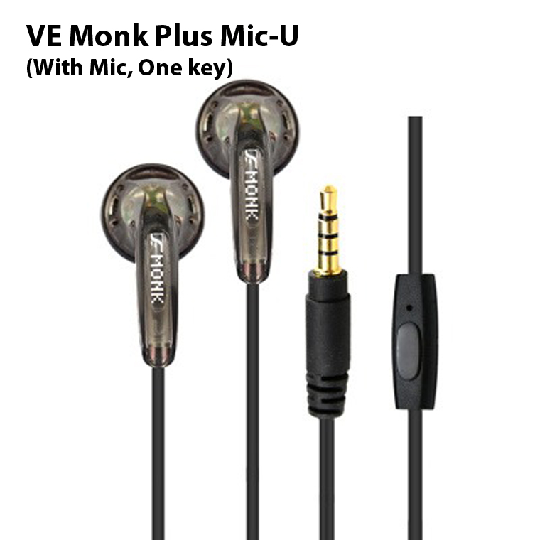 VE MONK PLUS Mic-U Earbud Jack 3.5mm Có Microphone