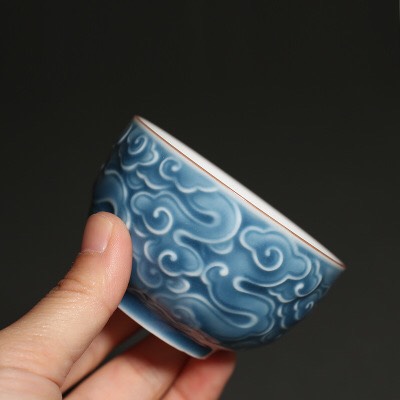 Chén trà chủ của Cảnh Đức trấn- Tường Vân 100ml.
