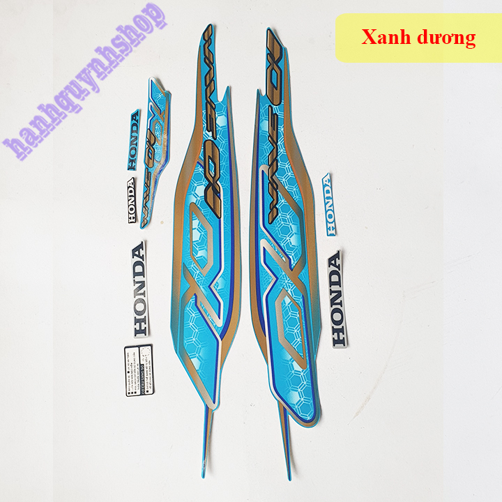 Tem Wave Alpha 110 đời 2019 – 2021 3 lớp chống nước