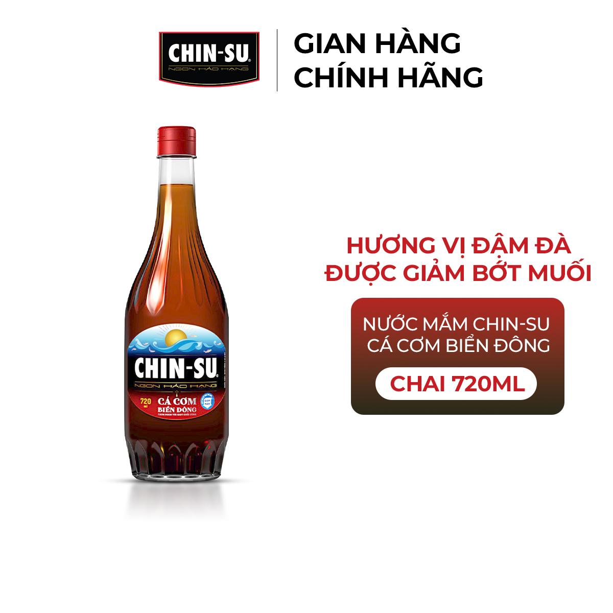 Combo 2 Nước Mắm CHIN-SU Cá Cơm Biển Đông Chai 720ml