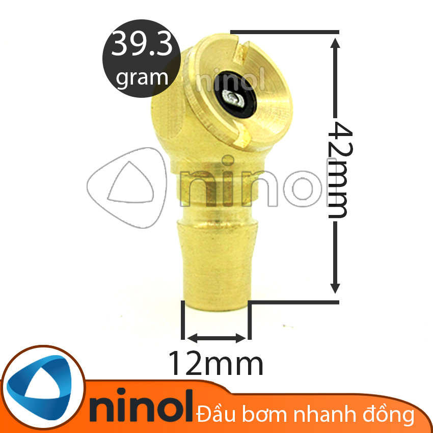 Đầu bơm xe đồng