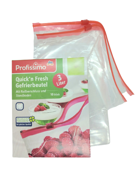 [HCM]TÚI ZIP ĐỰNG THỨC ĂN ĐÔNG LẠNH PROFISSIMO nhập từ ĐỨC
