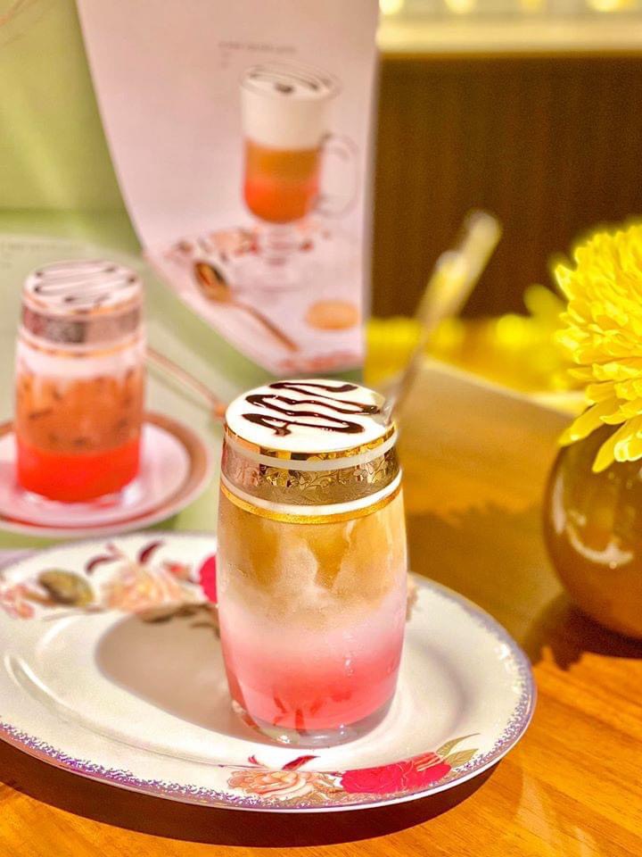 Bột sữa red velvet Sweet Page Hàn Quốc (bột latte red velvet)