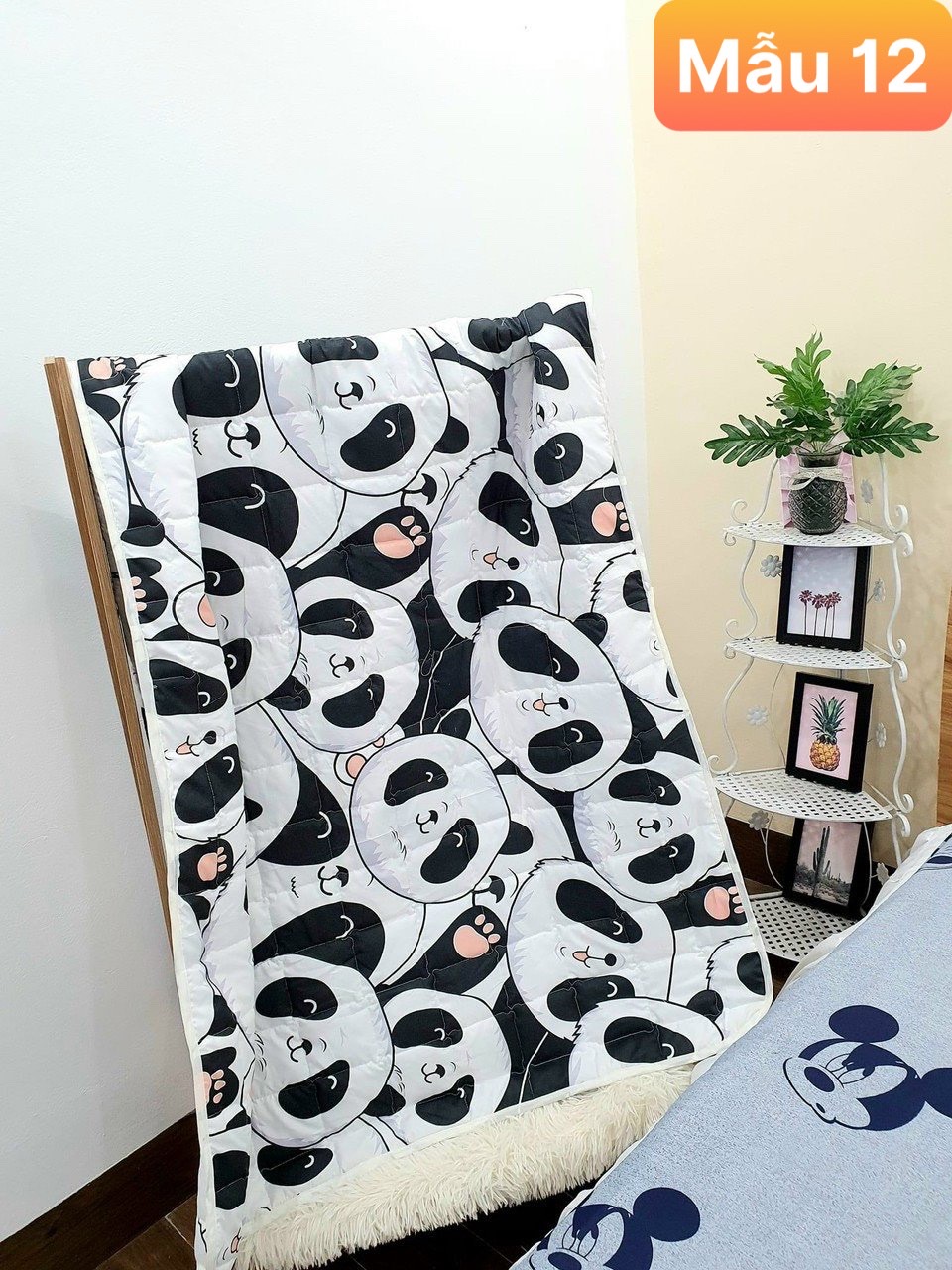 Chăn hè cho bé size 1mx1m5, chăn hè chần bông cho bé đi học