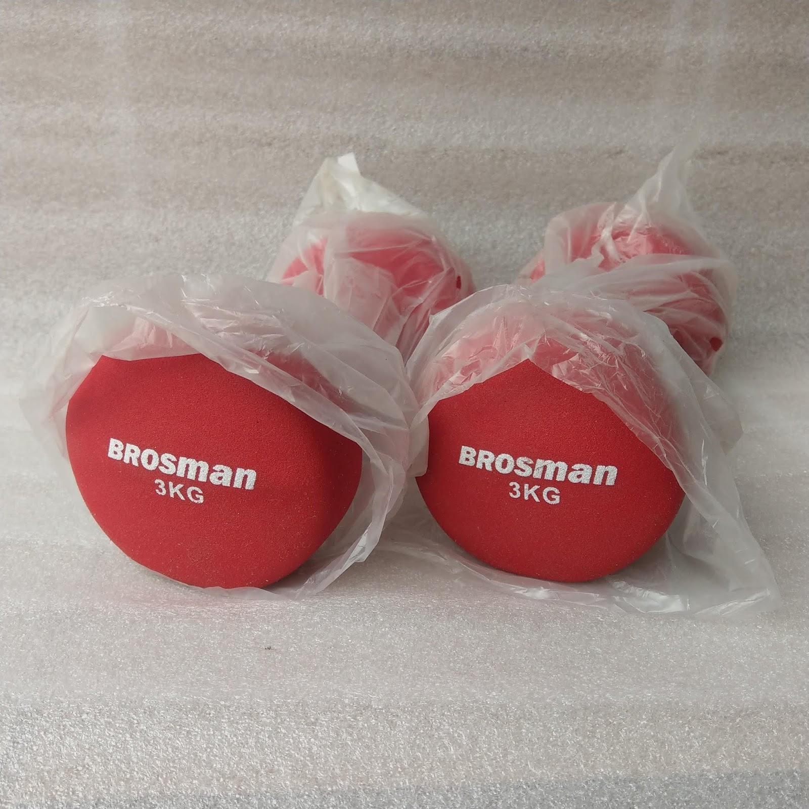 Tạ tay Brosman 3 Kg (Đỏ)